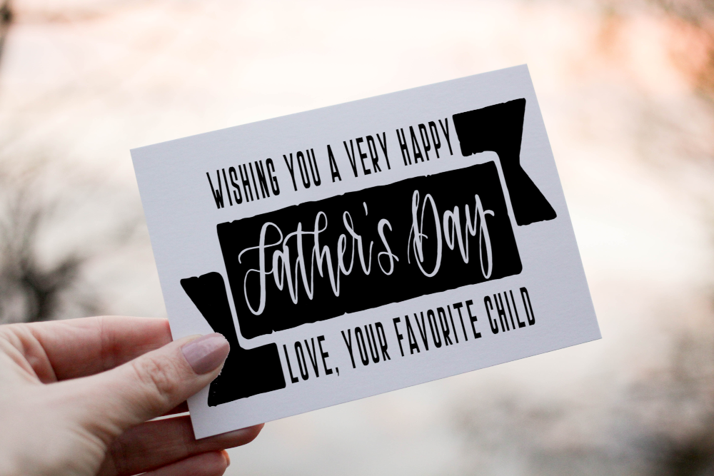 Favorite Child Father's Day Card, Card for Dad, Father's Day - Click Image to Close